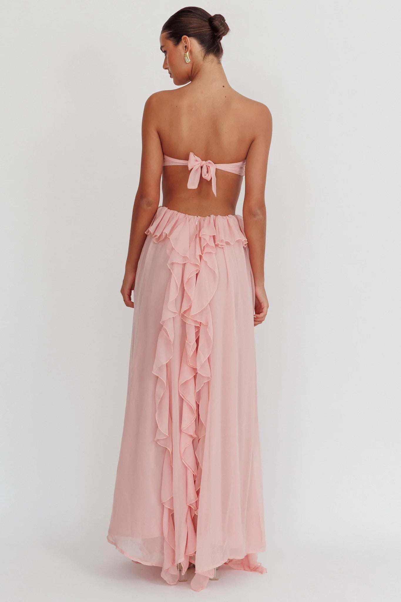 Santiago Ruffle Maxi Blush